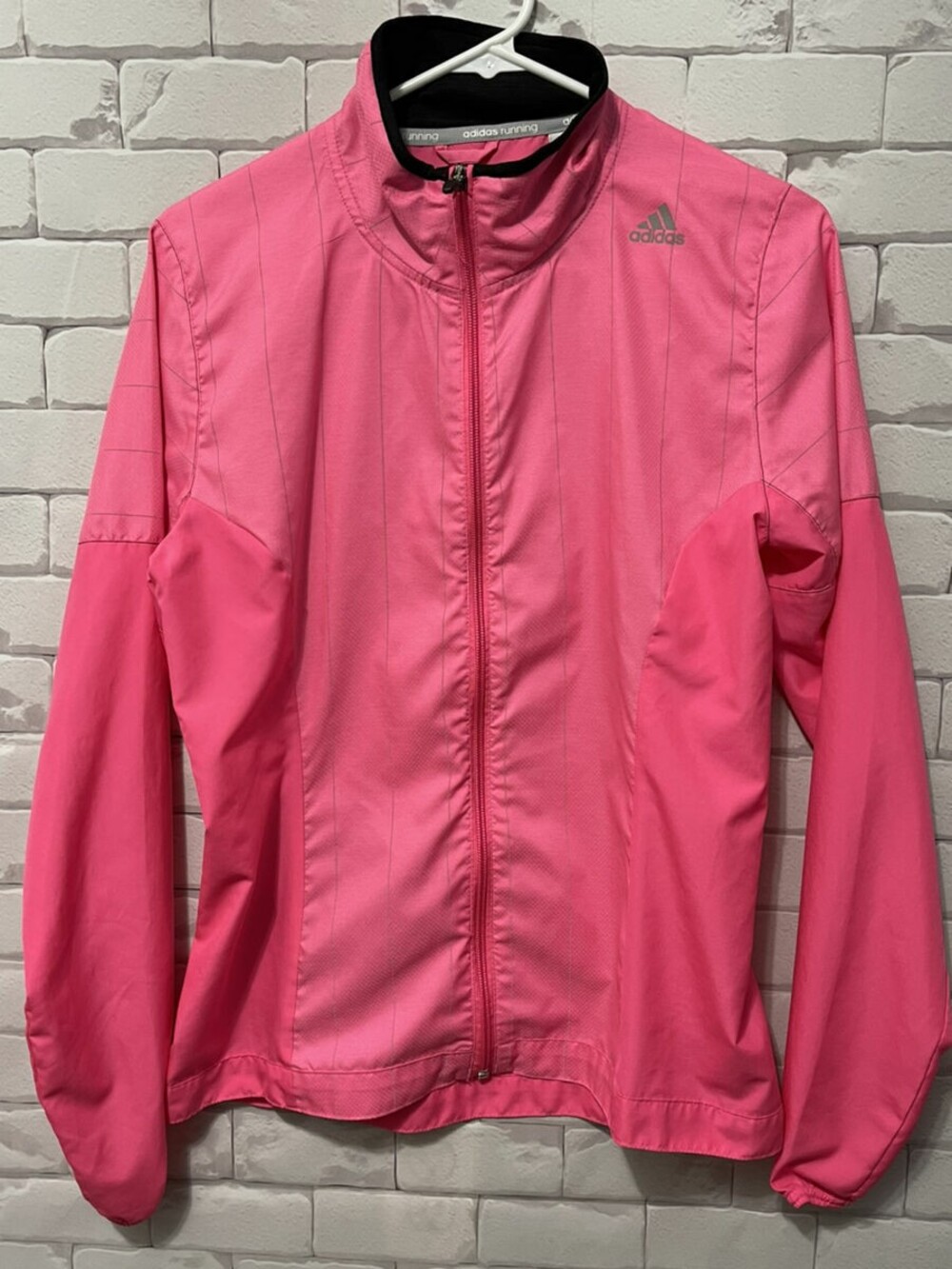 Adidas Jacket Womens Small Pink Nylon Running Climaproof Supernova Coat Ladies